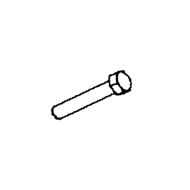 Screw external hexagon head 5/16-18unc x 2 '' grade 5 zpb