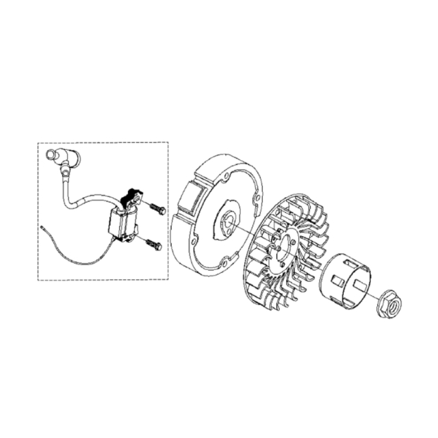 Flywheel Assy Flywheel And Ign