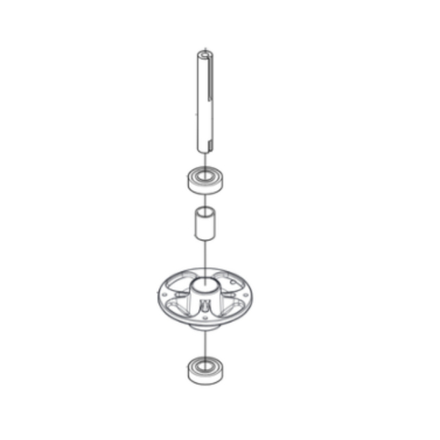 Blade housing assy middle
