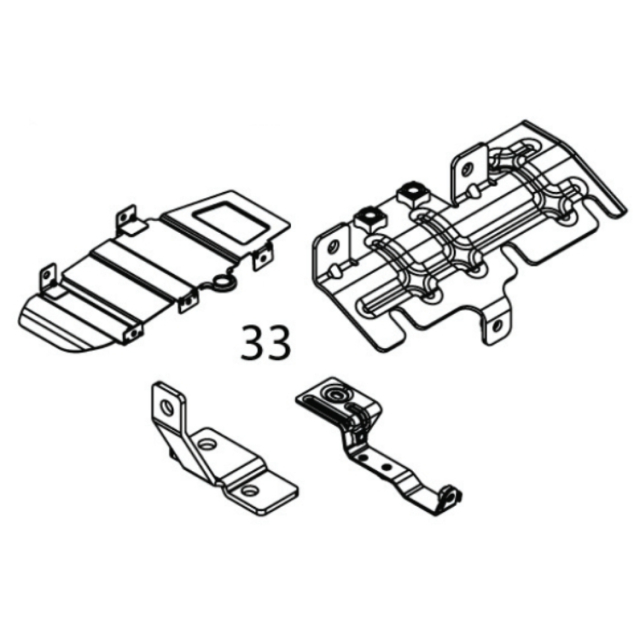 Bracket Brkt Shroud Support (S