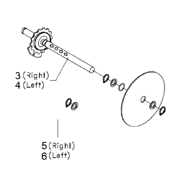 Shaft Left Axle Kit For Cl400