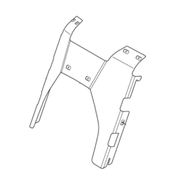 Framkåpa weld assy pg 690/830 single drive