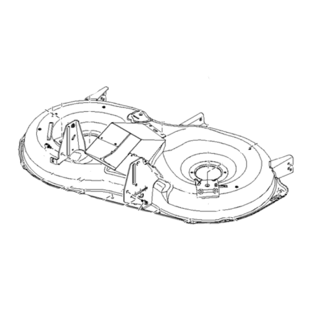 Service kit 108cm crd deck weldment cable clutch non ez mulch