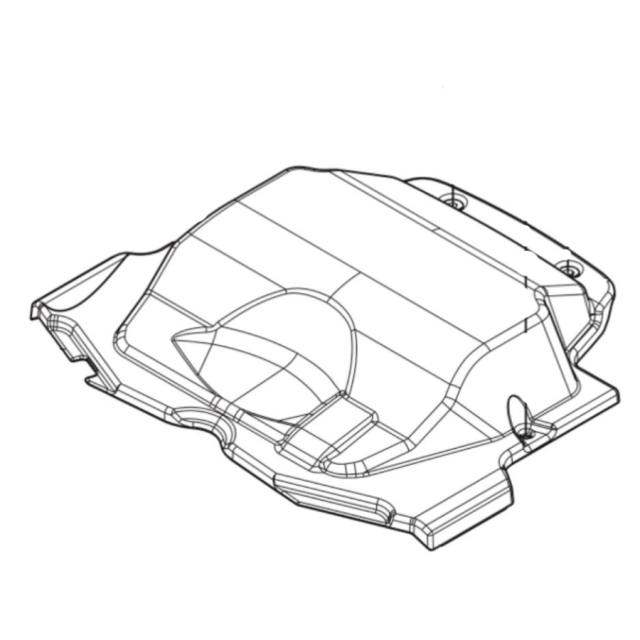 Cover Rear Axle P520, P525