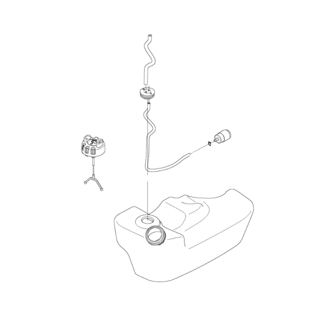 Fuel tank assy spare part