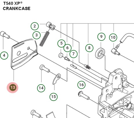 CHAIN GUIDE PLATE 095