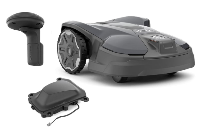 Husqvarna Automower® 320 Nera Robotgräsklippare med EPOS plug-in kit | Batteritrimmer på köpet!