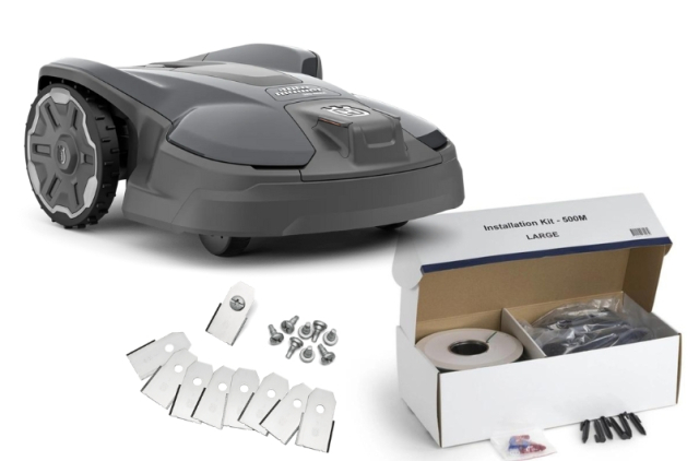 Husqvarna Automower® 320 Nera Startpaket | Batteritrimmer på köpet!
