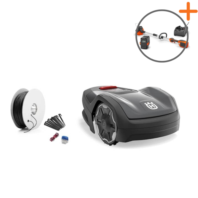 Husqvarna Automower® Aspire™ R4 Startpaket | Batteritrimmer på köpet!