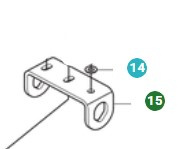 Fäste, Hållare Bakre Hjulaxel