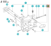 Husqvarna Bult Svärdsfäste 5014543-01 Husqvarna Bult Svärdsfäste 5014543-01