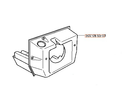 Bränsletank Jonsered RS40, RS51, RS52