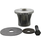 Knivfäste med kil 22mm LÅNG Knivfäste med kil 22mm LÅNG
