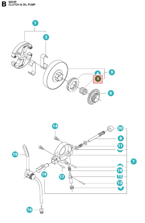 Nållager 5032534-01