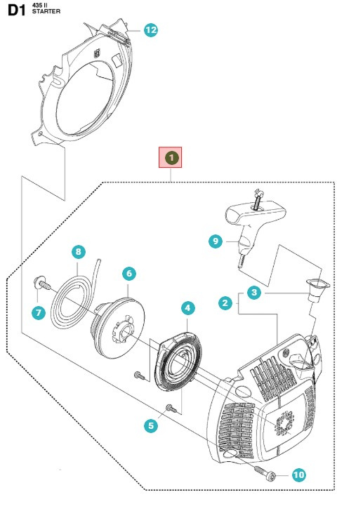 Startapparat Kpl 135, 140, 435, 440 II