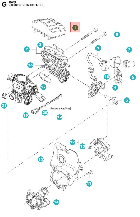 Luftfilter 550XP/XPG/545