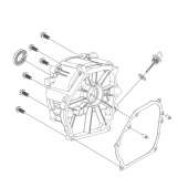 Cover kit crankcase Cover kit crankcase