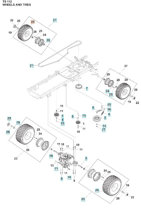 Däck, fram 15 x 6-6