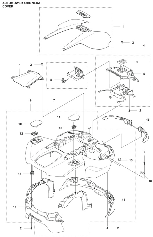 Stötfångare, främre 430X Nera, 450X Nera
