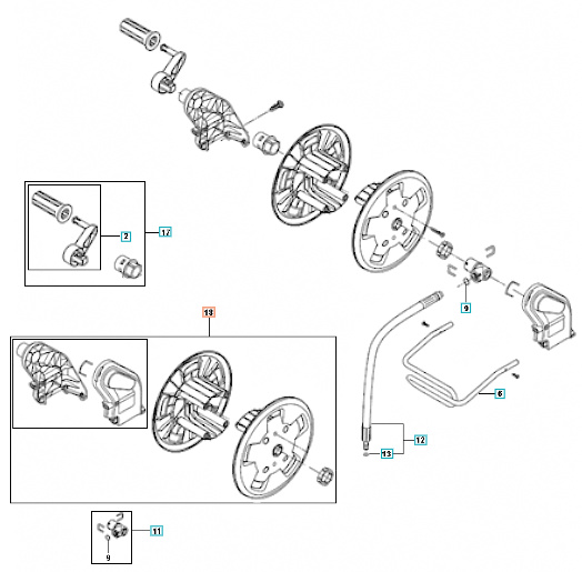 Reel Hose Guide Hose Guide