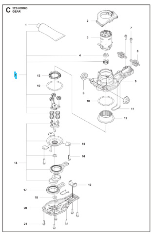 GEAR WHEEL KIT COARSE CUT