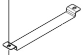 Bracket battery automower part Bracket battery automower part