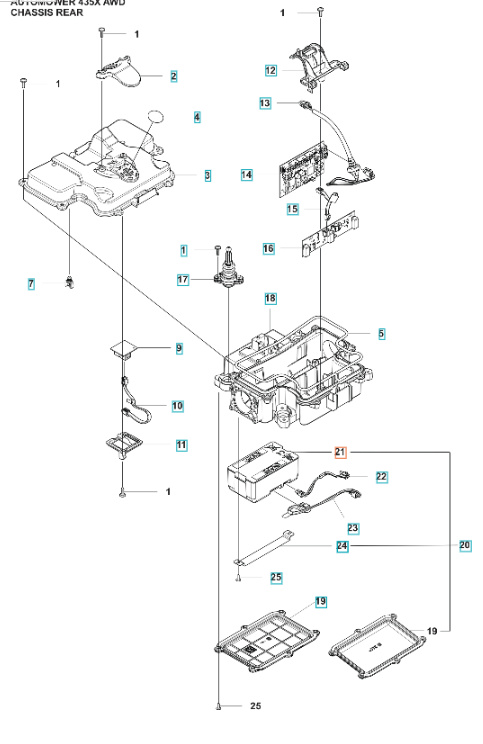 Batteri kit 435XAWD,535AWD, Nera