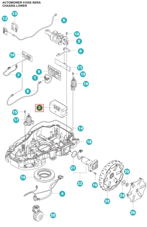 Batteri Automower 320 Nera, 430X Nera, 410XE Nera