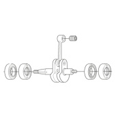 Vevaxel Kpl Vevaxel Kpl