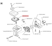 Luftfilter Husqvarna 123, 223, 322, 323, 325, 326 Luftfilter Husqvarna 123, 223, 322, 323, 325, 326
