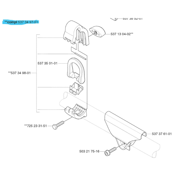 Upphängningskrok Kpl