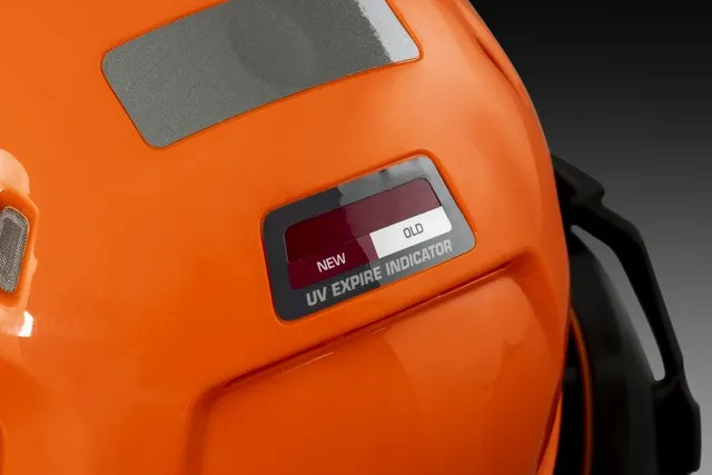 Husqvarna skogshjälm, Technical, orange fluorescerande
