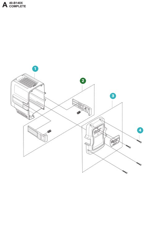BUTTON ASSY SPARE PART BLI MKI