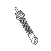 Antivibration element upper si Antivibration element upper si