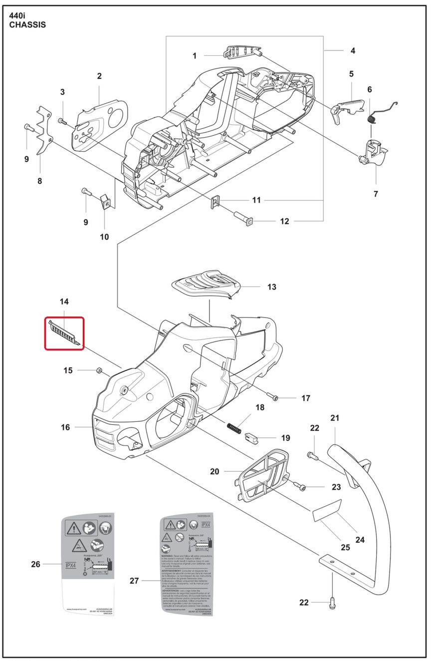 Cover air outlet battery pocket