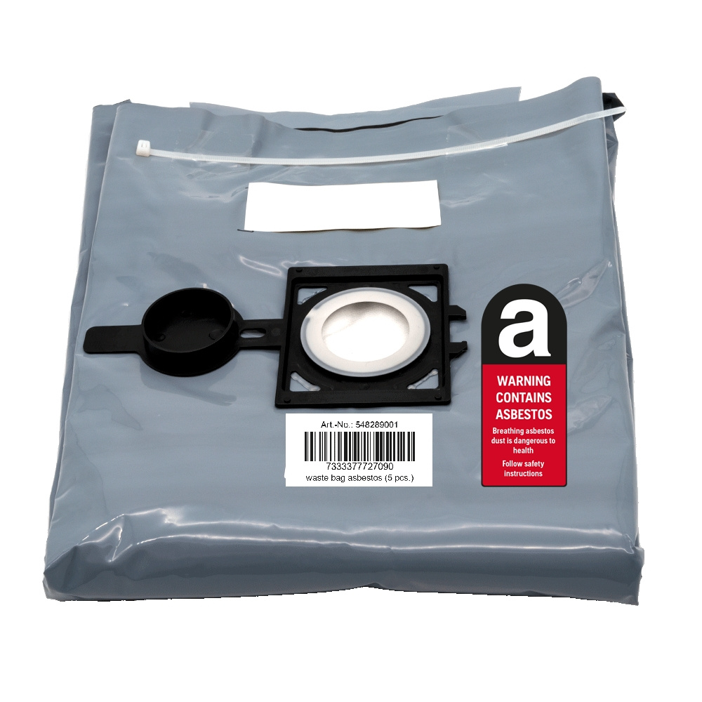 Waste bag asbestos | de35 5pcs