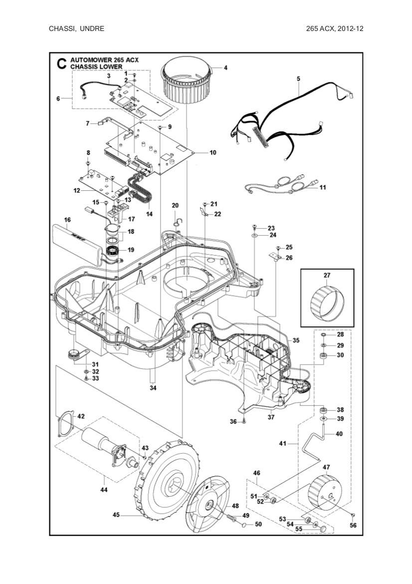 Serviceplugg 220AC, 230ACX, Solar, 260ACX, 265ACX, R160