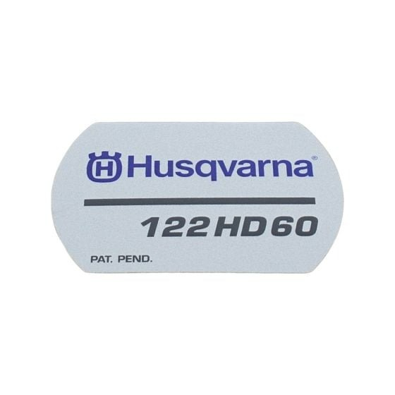 Dekal Startapparat Husqvarna 122HD60