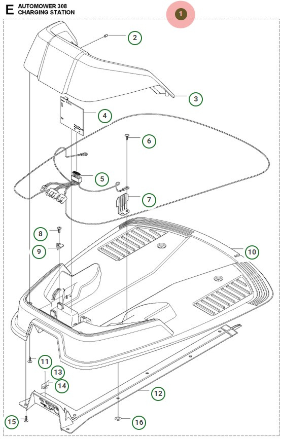 Laddstation Am308 Vit