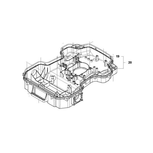 Undre chassi 320, 420, 440