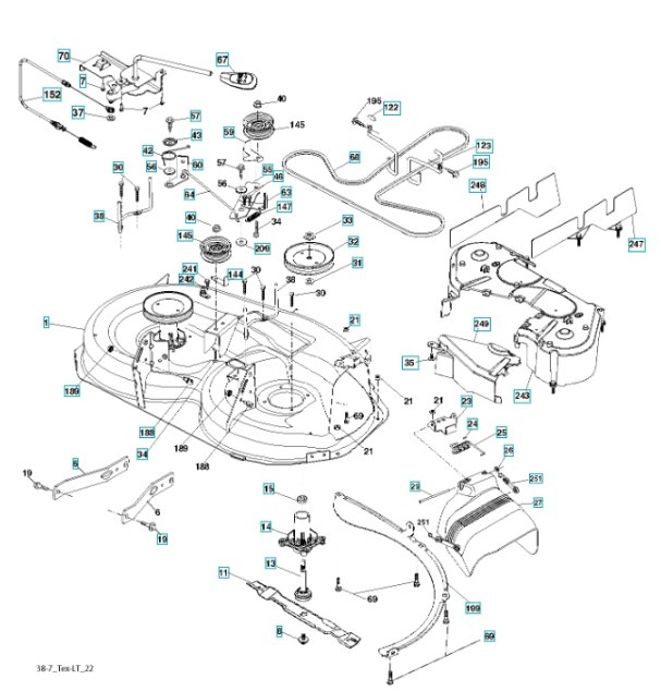 Klippaggregat LT151, LTH151, LT154, LTH154