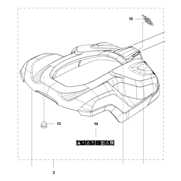 Kaross kit grå AM 330X, 430X