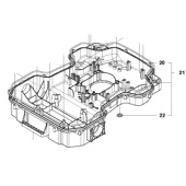 Undre chassi 430X, 450X, 520 Undre chassi 430X, 450X, 520
