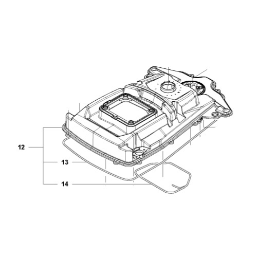 Chassi Övre 310, 315, 315X, Sileno