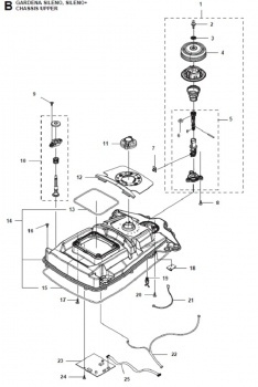 Platta höjdindikator