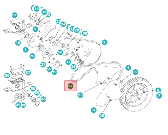 Drivrem Klippo Excellent S, Comet S, Cobra S, Pro 19/21S