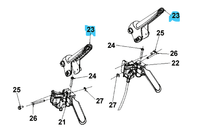 Lever Engagement Cast Aluminum
