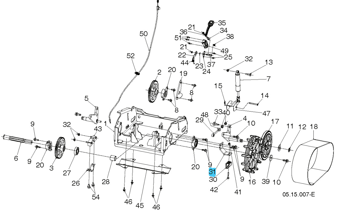 Bracket Track Guide Black Zinc