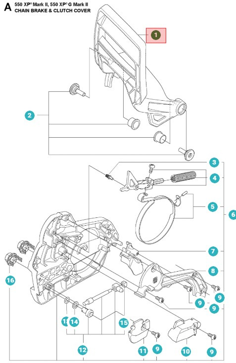 Kastskydd 545 Mark II, 550XP Mark II