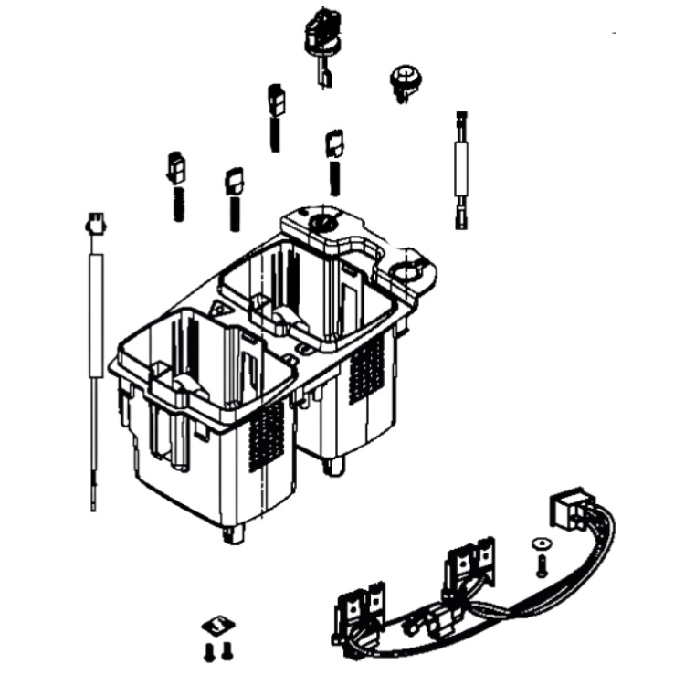 BATTERY BOX SPARE PART ASSY LC